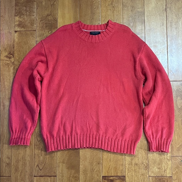 Banana Republic Other - Banana Republic Chinky Knit Organic Cotton Sweater Size L Preppy Retro Classic
